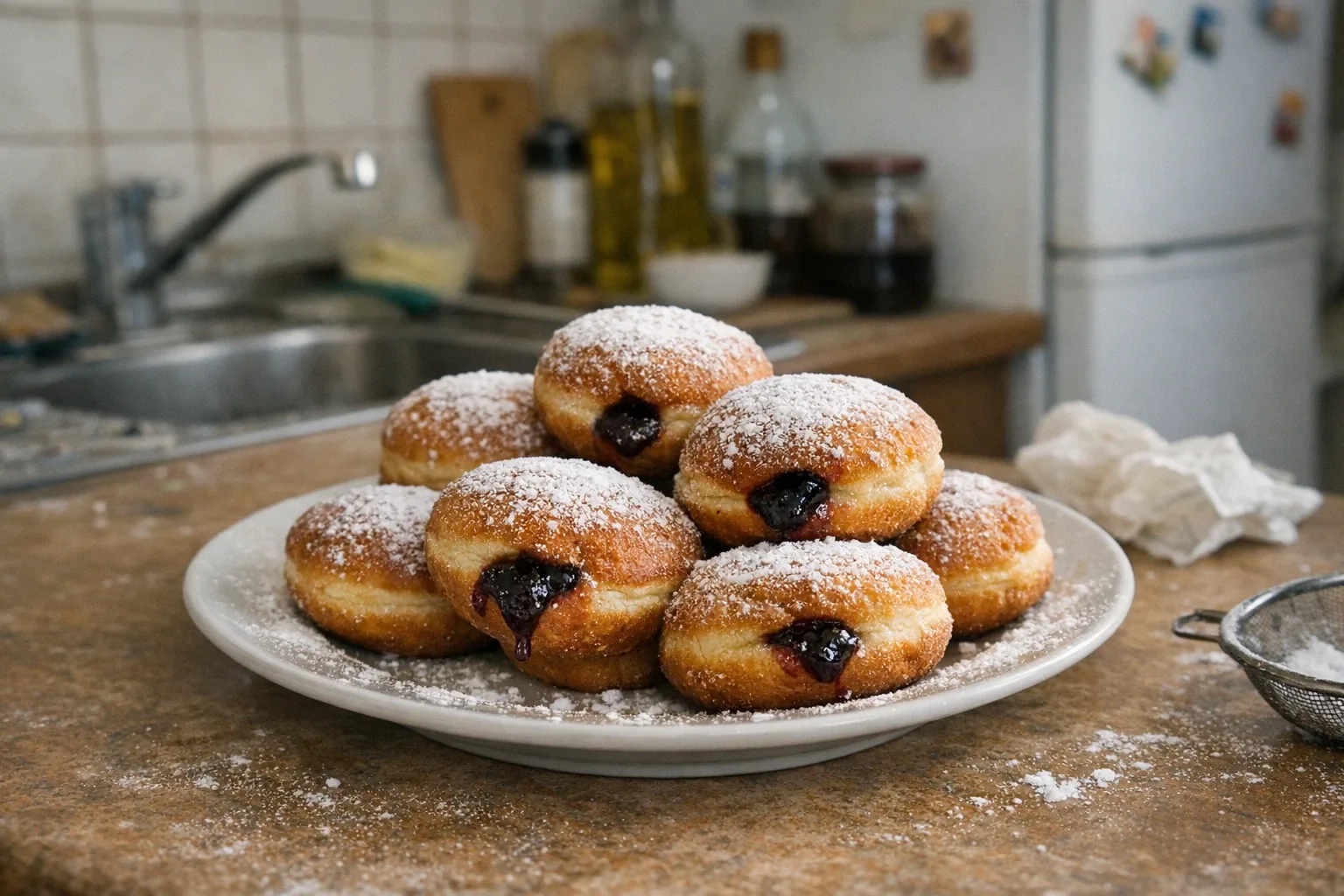 Pączki z powidłami