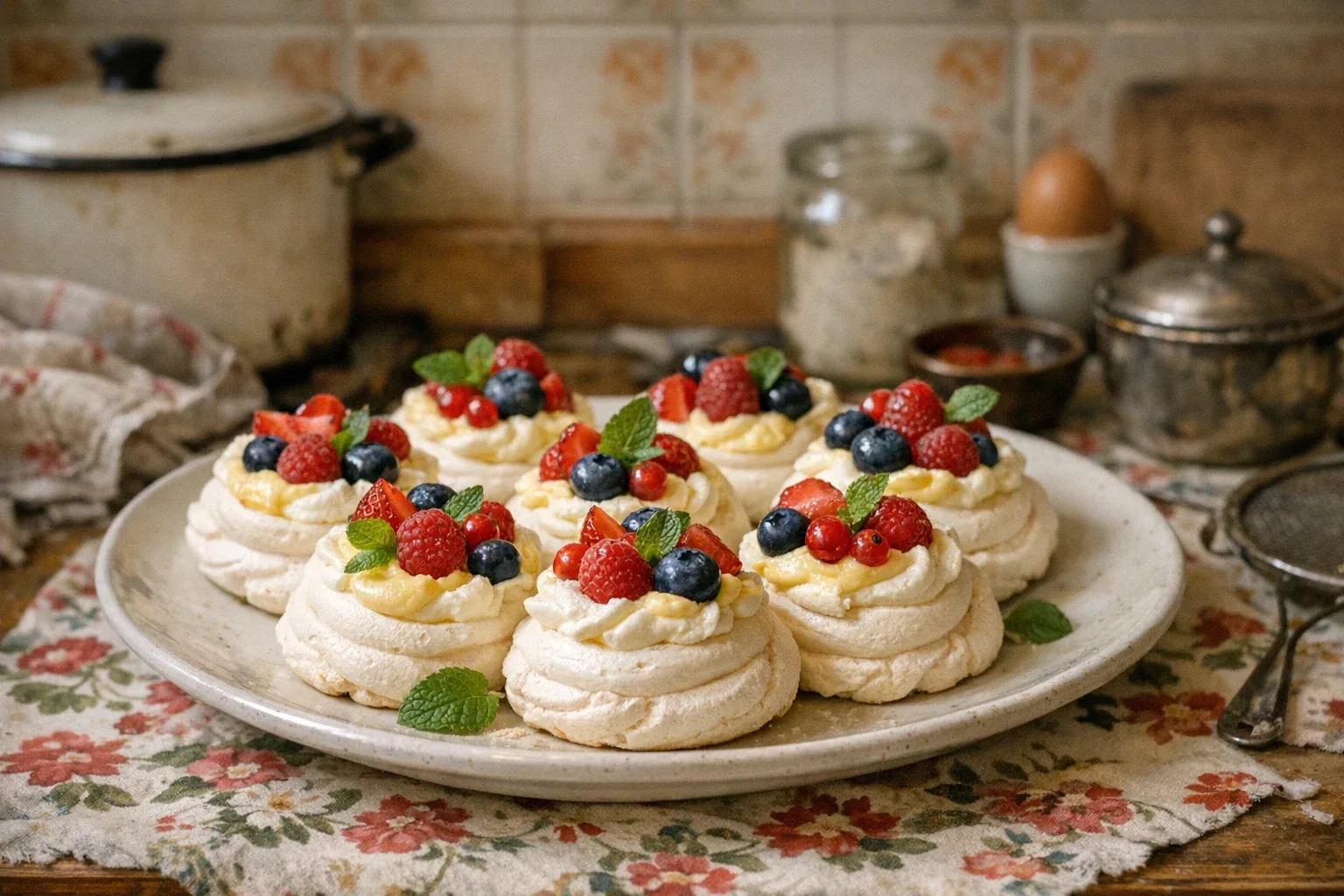 Mini torciki Pavlova