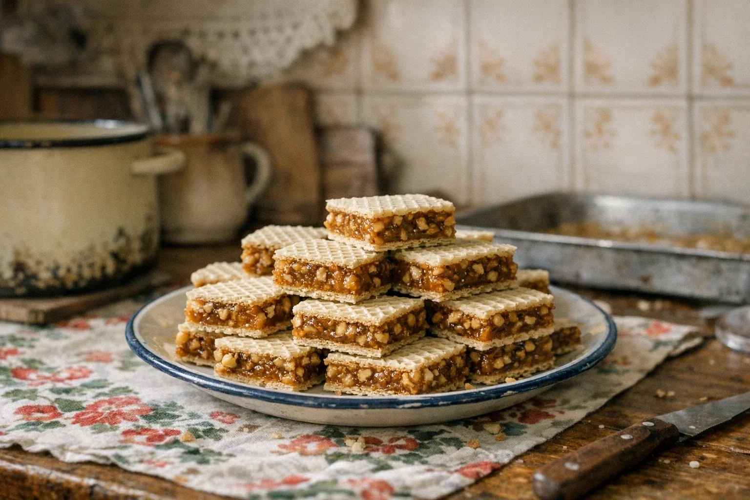 Wafle karmelowe (grylażowe)