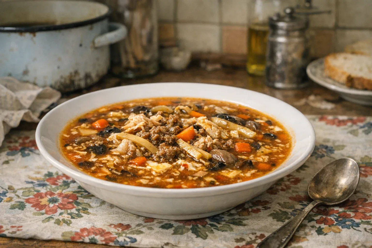 Chińska zupa ostro-kwaśna