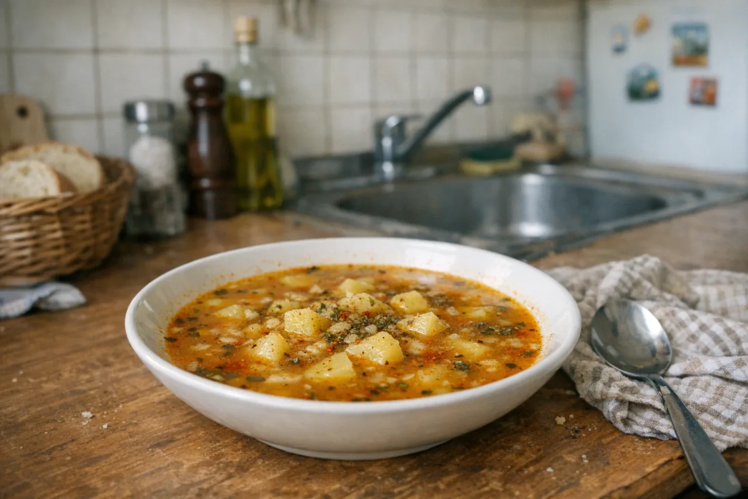 Lekka zupa czosnkowa