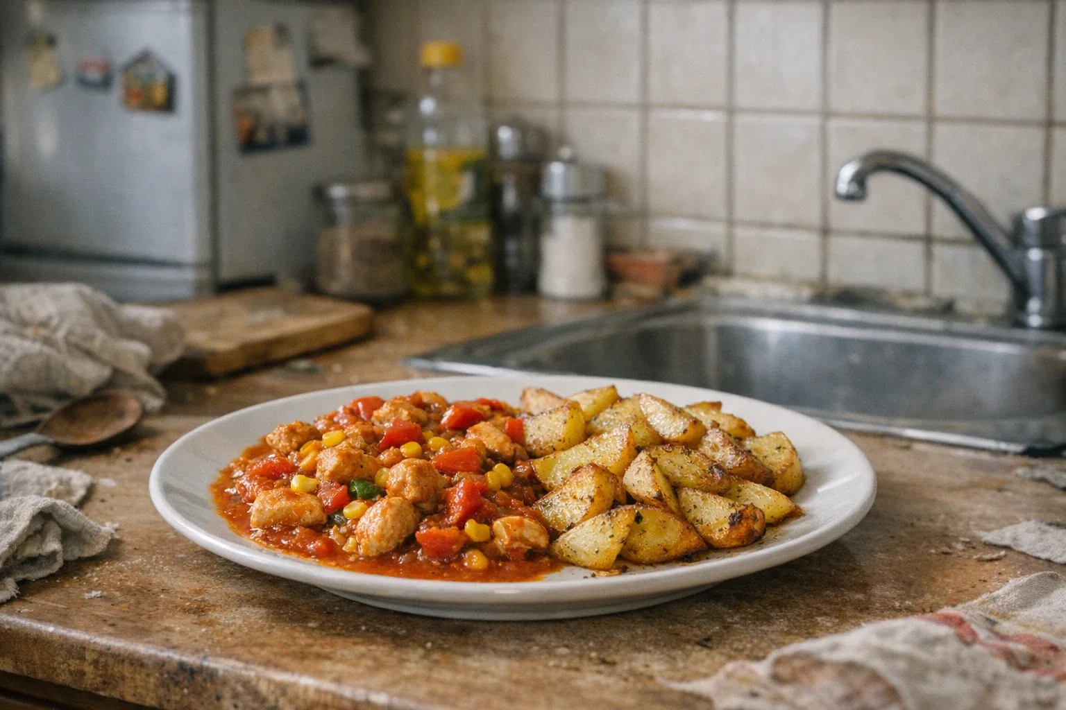 Sauté z kurczaka z warzywami