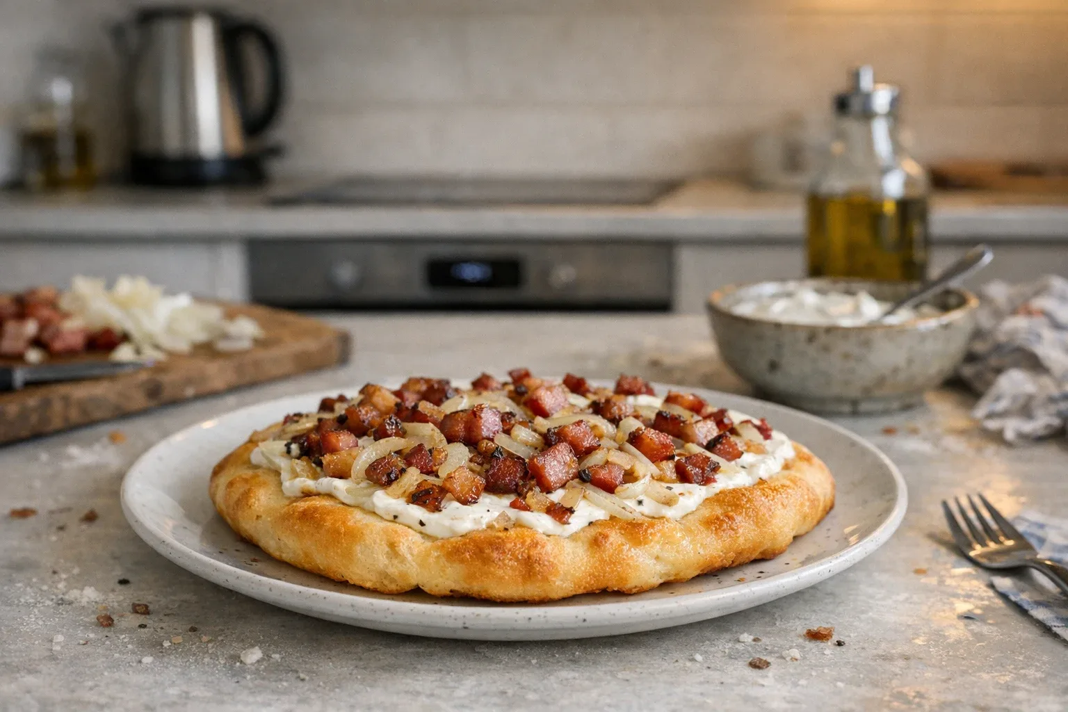 Wytrawny podpłomyk (osúch, pieczony langosz)
