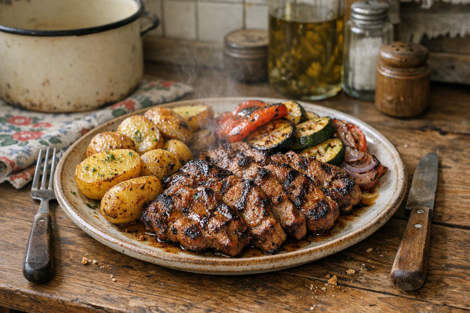 Grillowana karkówka w marynacie