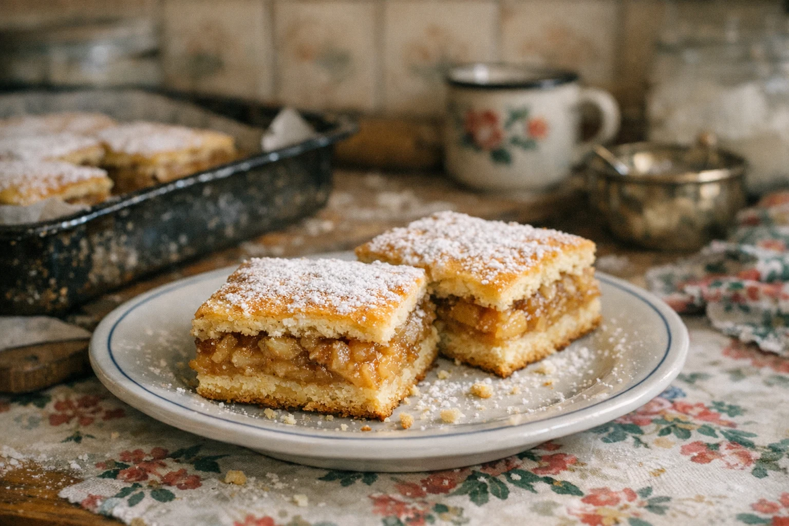 Szarlotka z kruchego ciasta