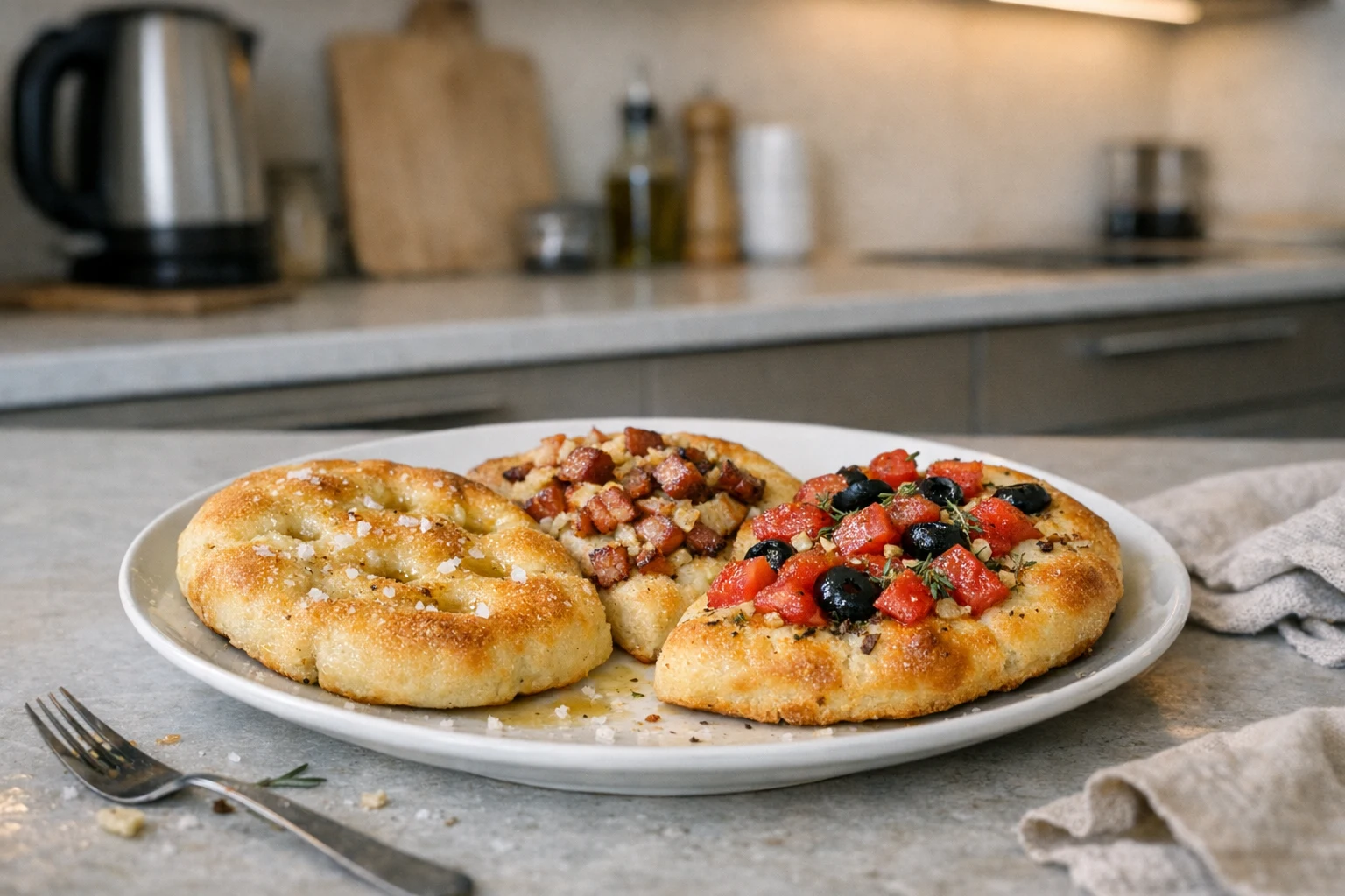 Focaccia (włoski placek chlebowy)