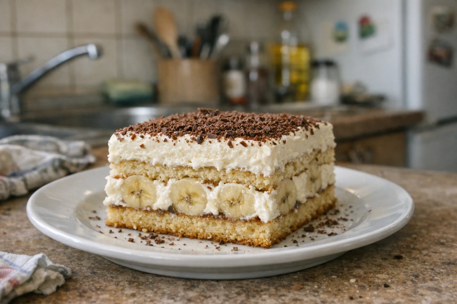 Ciasto bananowe z mascarpone