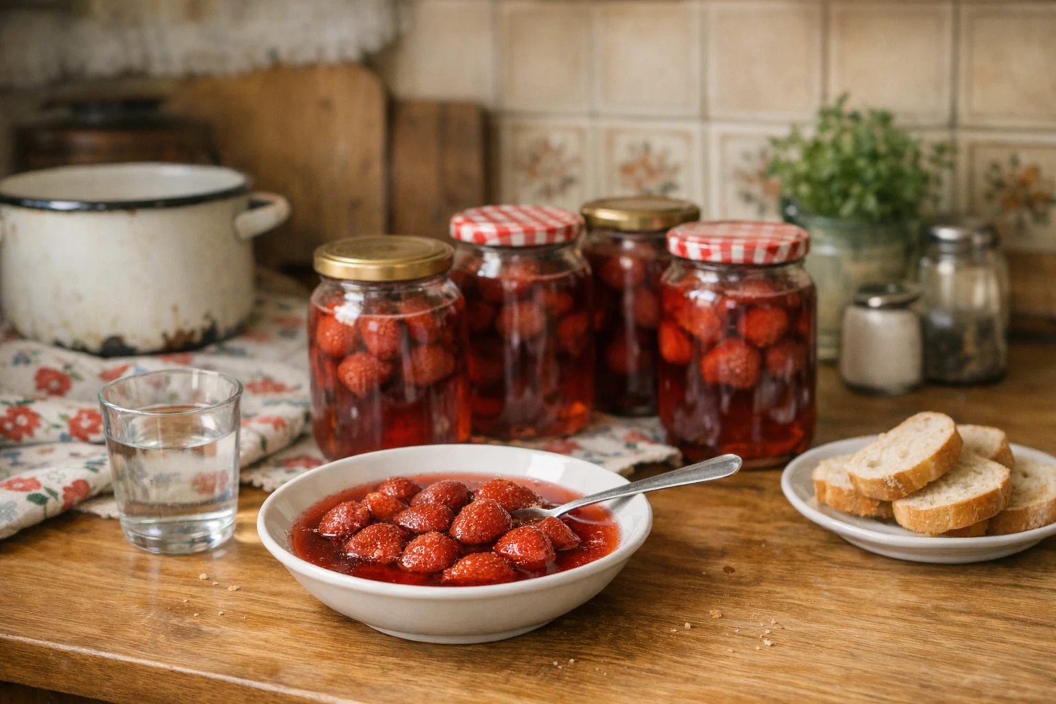 Kompot truskawkowy
