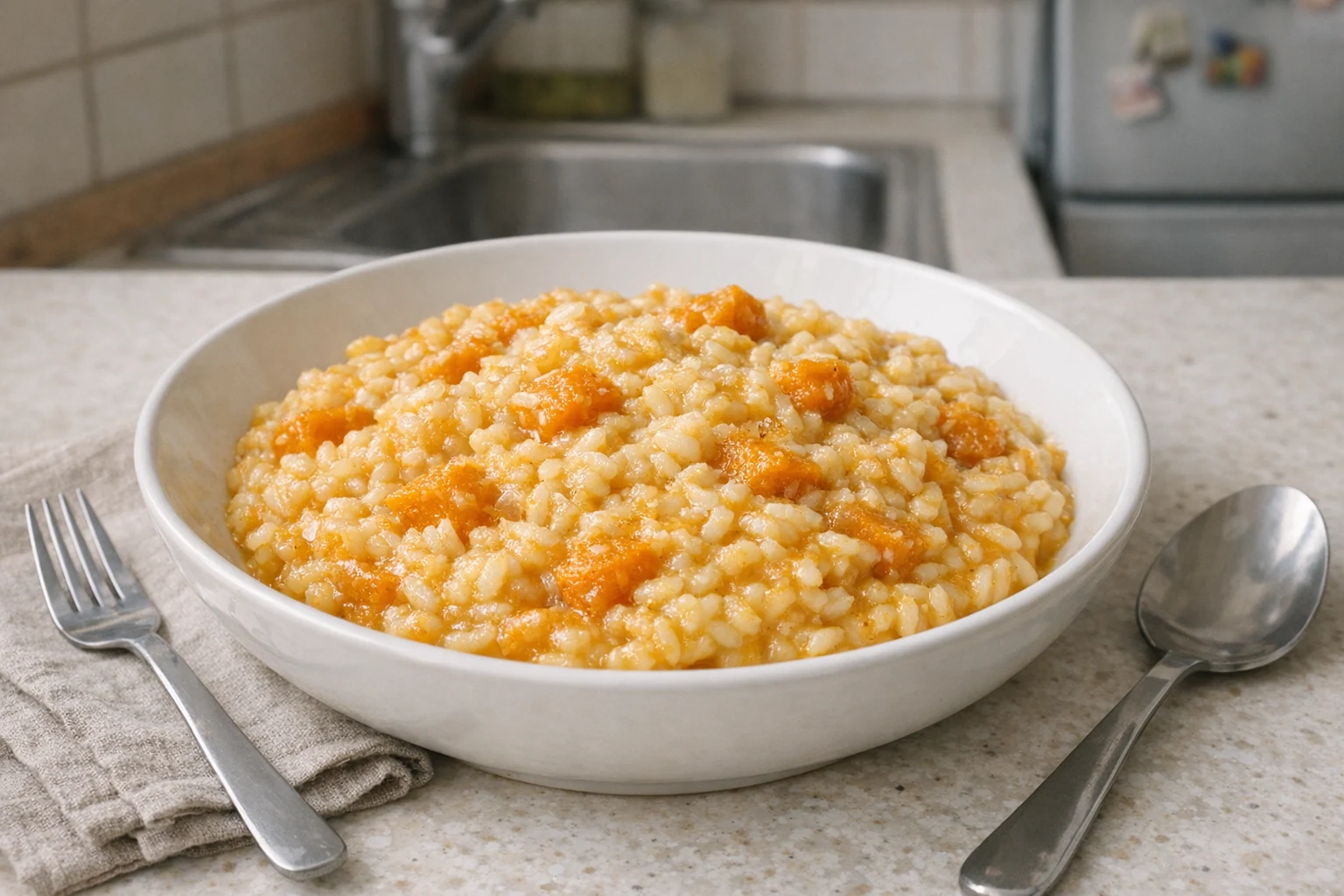 Kremowe risotto z dynią
