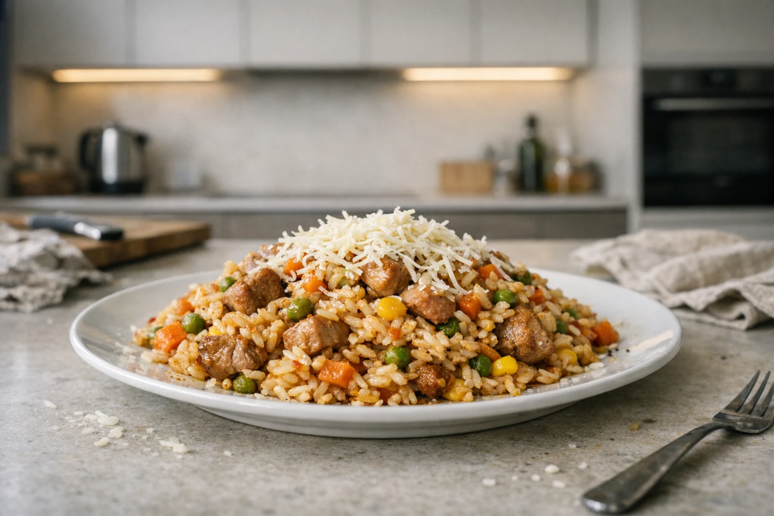 Risotto z wieprzowiną