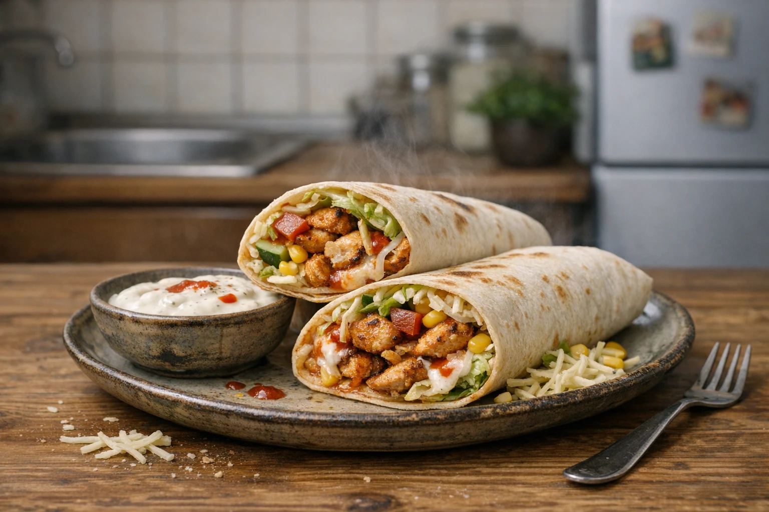 Tortilla z kurczakiem