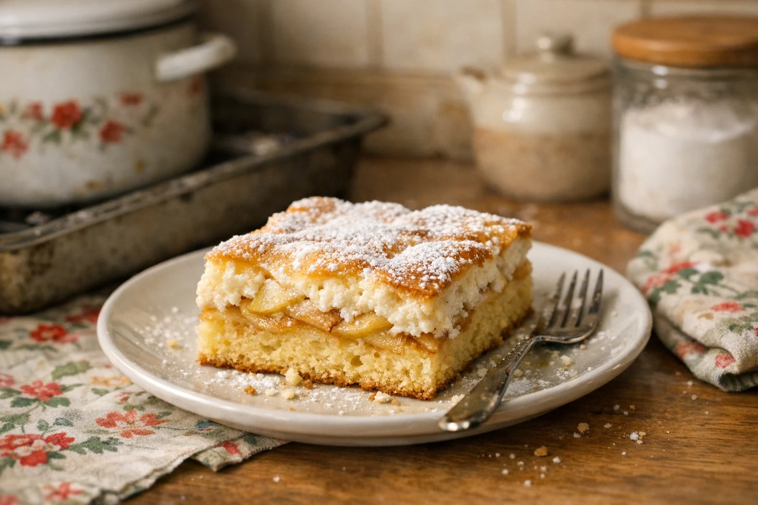 Kubeczkowe ciasto jabłkowo-twarogowe