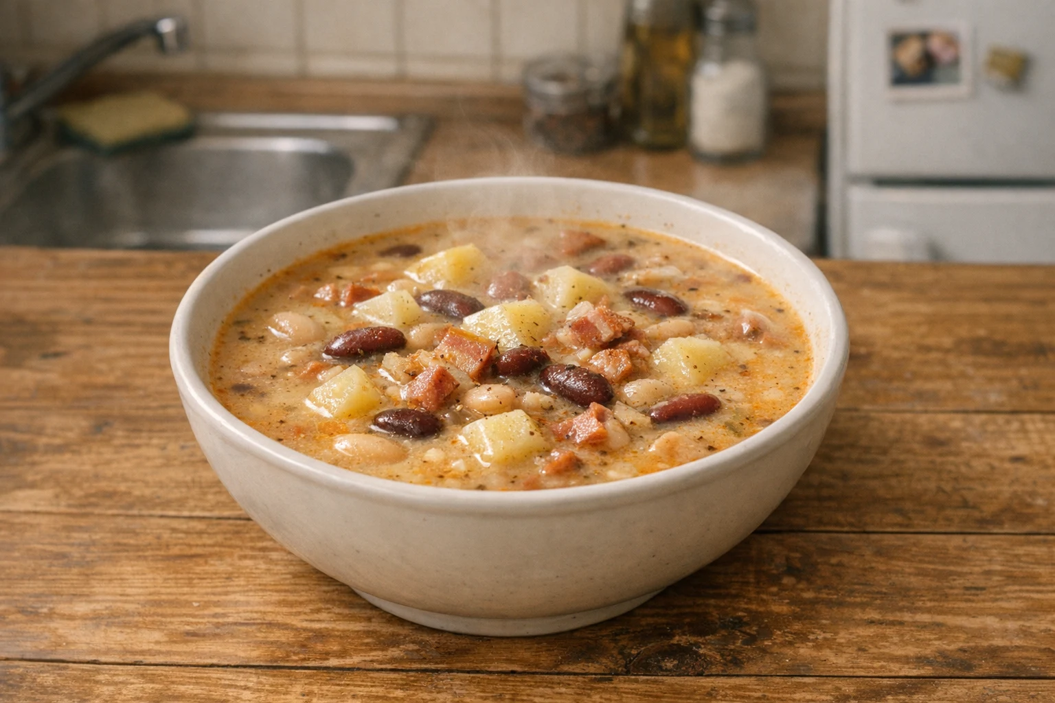 Kwaśna zupa fasolowa