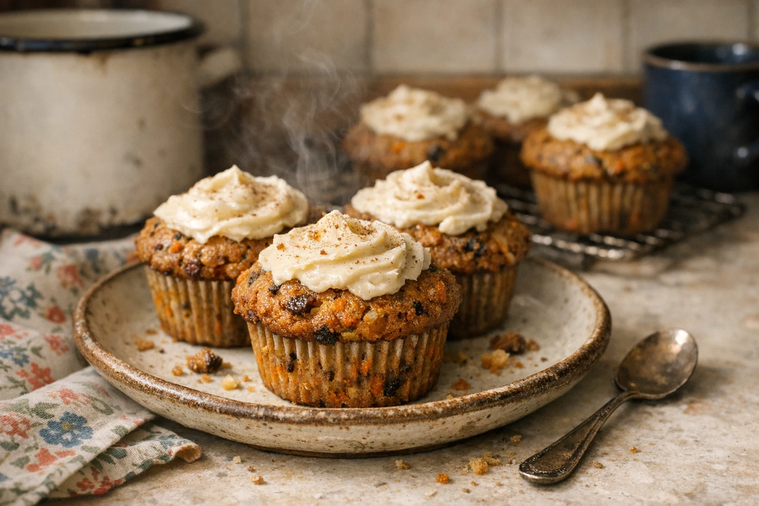 Muffinki marchewkowe (zdrowsza wersja)