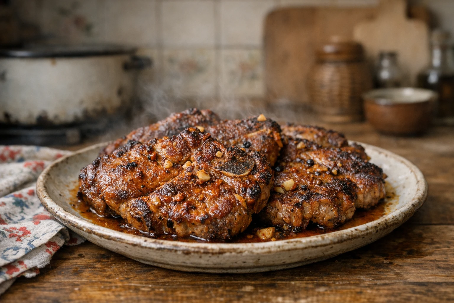 Lacipecsenye – pieczona karkówka