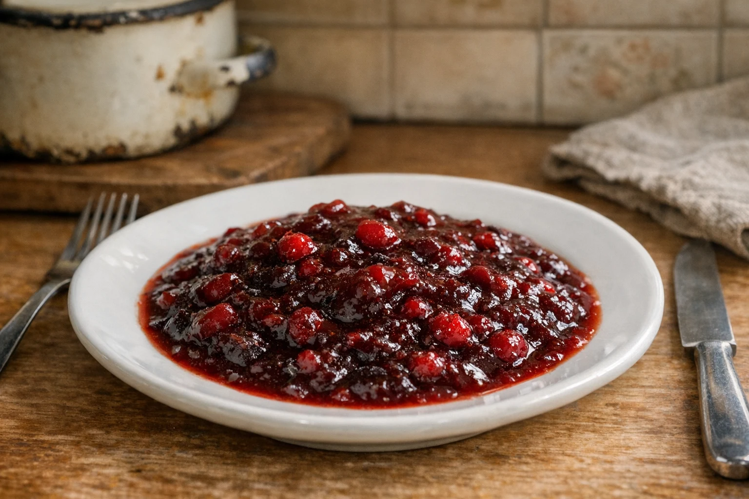 Sos żurawinowy do pieczonego mięsa