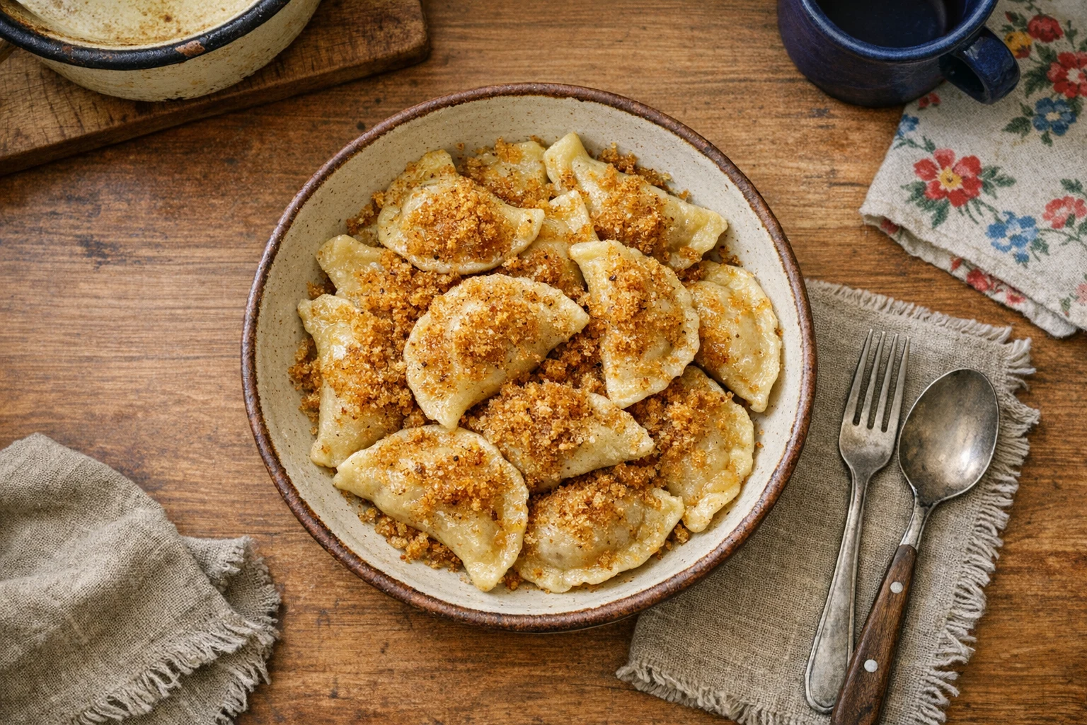 Domowe pierogi z marmoladą