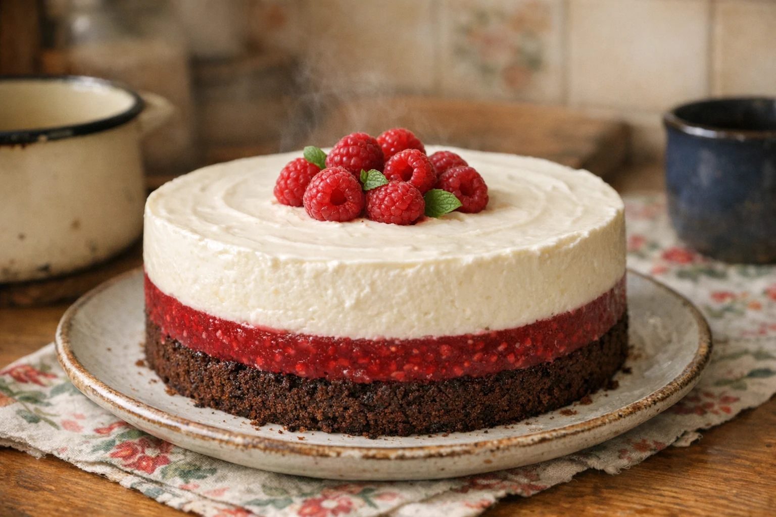 Tort malinowy (bajkowy)